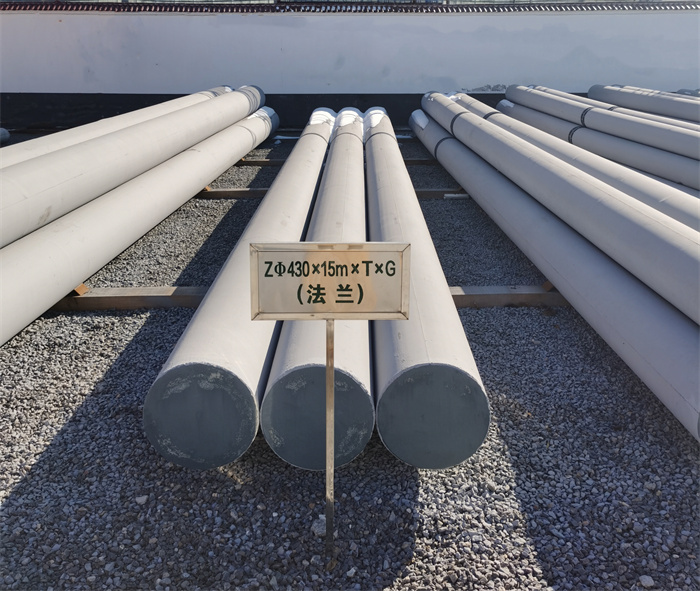 石嘴山430×15米×T×G砼电力电杆