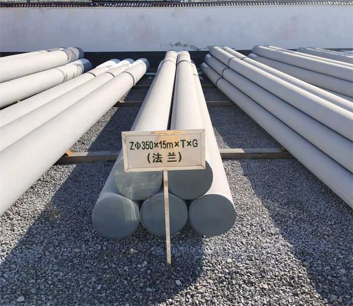 石嘴山350×15米×T×G钢筋混凝土电线杆